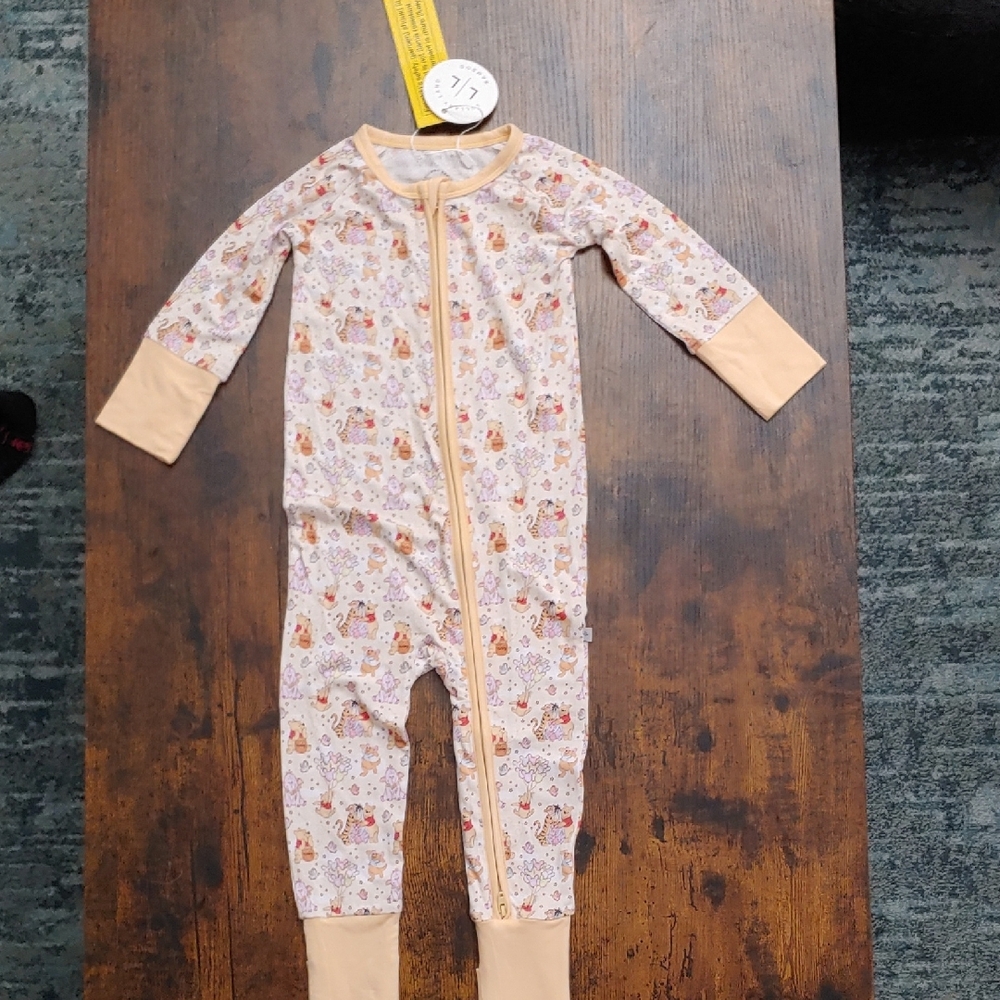 BNWT Lullaby Land Winnie the Pooh Sleeper 18-24mo Gender Neutral Viscose